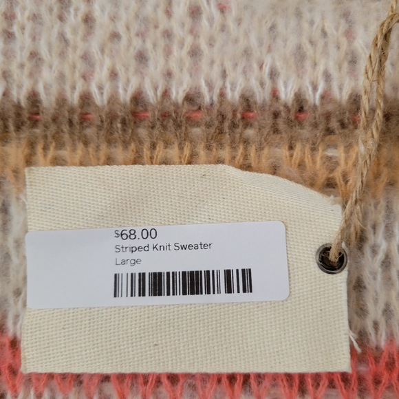 Easel Los Angeles Stripped Knit Sweater - Picture 5 of 14